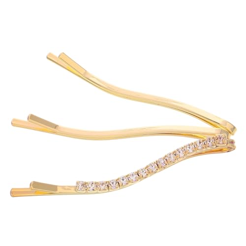 IMIKEYA 3 Stück Teiliges Strass Haarklammern für Dünnes Haar Dekorative Bobby Pins mit Robustem Einfach zu Verwenden Haarschmuck Accessoires für Frauen Sicherer Halt und Eleganter Look von IMIKEYA