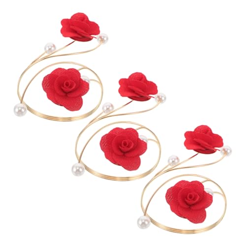 IMIKEYA 3 Stück Verstellbare Armreifen Metall mit Filigranem Blumen Design Offen Leicht und Atmungsaktiv Angenehm zu Tragen Flexibel für Verschiedene Armgrößen für Sommeroutfits und IMIKEYA 3 Stück Verstellbare Armreifen Metall mit Filigranem Blumen Design Offen Leicht und Atmungsaktiv Angenehm zu Tragen Flexibel für Verschiedene Armgrößen für Sommeroutfits und von IMIKEYA