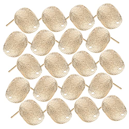 IMIKEYA 30 Stück Ohrringrohlinge Für Schmuck Selbstgemacht Edelstahl Fassungstabletts Langlebig Und Rostfrei Runde Ohrstecker Basis Für Ohrringherstellung Für Bastelprojekte von IMIKEYA