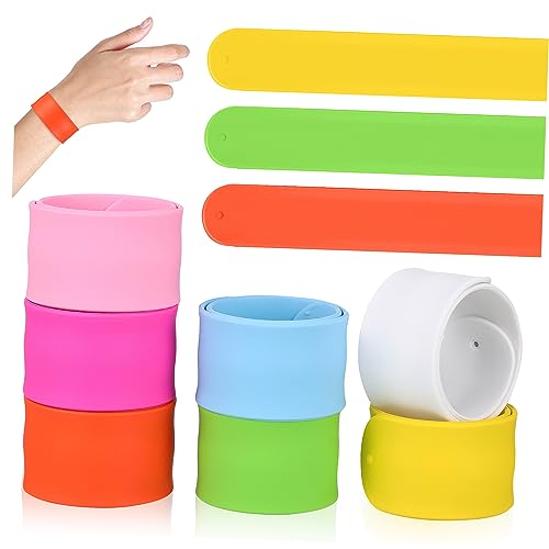 IMIKEYA 36 Stücke Slap Armbänder aus Silikon für Kinder Wiederverwendbar Angenehm zu Tragen für Halloween Partys von IMIKEYA