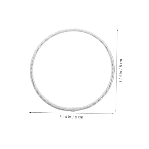 IMIKEYA 4 Paare Metal Elastische Ärmelhalter für Herren Langlebige Rutschfeste Hemdarmbänder in Schwarz Silber und Gold Verstellbare Komfortable Metallarmbänder für Alltag Sport und Party von IMIKEYA