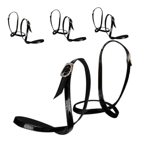 IMIKEYA 4 Paare Verstellbare Locker High Heel Schuhriemen mit Schnallen Abnehmbare Fußgelenkriemen für Damen Stabilität und Komfort Beim Laufen und Wandern Flexibel und Vielseitig von IMIKEYA