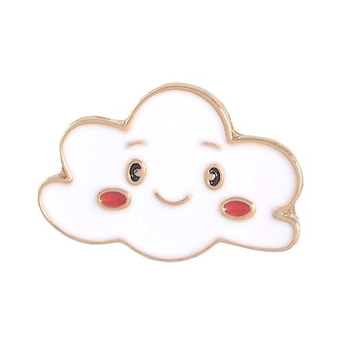 IMIKEYA 4stücke Regenbogen-brosche Kreative Sonne-mond-regenbogen-wolken-brosche Kleidungsdekoration Mädchen-zubehör Junge Mädchen-dekoration Damen-accessoire von IMIKEYA