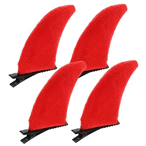 IMIKEYA 4 Stck Teiliges Ox Horn Haarclips Einzigartiges Halloween Haaraccessoire für Frauen Kreative Schwarze und Rote Haarklammern Einfach Anzubringen Strapazierfähig und Dekorativ für von IMIKEYA