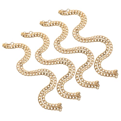 IMIKEYA 4 Stck Teiliges Titanstahl Halskette Herren Kette Metallkette Modischer Kettenschmuck für Partys Festival Alltag von IMIKEYA