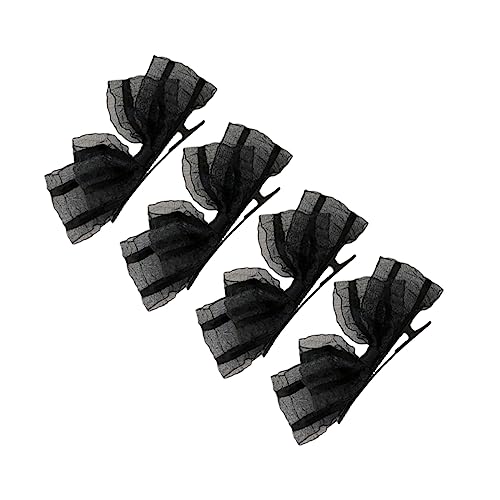 IMIKEYA 4 Stück Haarspangen mit Schleifen Eleganter Haarschmuck für Frauen Rutschfeste Haaraccessoires für Hochzeiten Partys Dekorieren von Frisuren von IMIKEYA