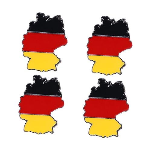 IMIKEYA 4 Stück Modische Legierungs broschen Flaggen brosche Damen Kleid Anstecknadel Dekorativ Vielseitig für Pullover Jacke Mantel Hochzeit Party von IMIKEYA