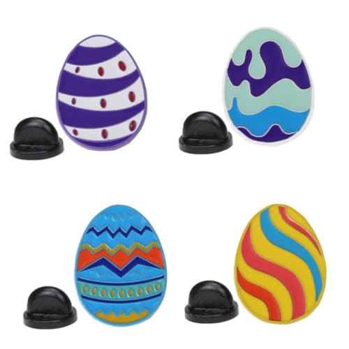 IMIKEYA 4 Stück Teiliges Elegantes Dinosaurier ei broschen Legierung Farbig Lackiert Modische Anstecknadeln für Mädchen Frauen Studenten Vielseitig für Kleidung Taschen Hüte Leichte von IMIKEYA