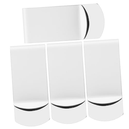 IMIKEYA 4 Stück Teiliges Geldclip Multifunktionaler Geldscheinklammer Leichtgewichtiger Metallclip für Banknoten und Belege Kompakte für Herren und Damen von IMIKEYA