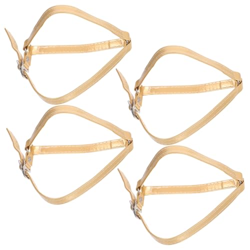 IMIKEYA 4 Stück Teiliges Verstellbare High Heel Schuhriemen aus PU Rutschfeste Abnehmbare Fersenbänder für Damen Minimalistisches Design Komfortabler Sitz für Party und Alltag von IMIKEYA