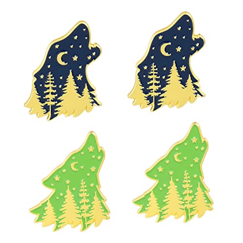 IMIKEYA 4 Stück Wolfkopf Broschen Legierung Kreative Anstecknadeln für Kleidung und Accessoires für Shirts Jacken und Taschen Zufällige Farben Zufällige Farbe Zufällige Farbe IMIKEYA 4 Stück Wolfkopf Broschen Legierung Kreative Anstecknadeln für Kleidung und Accessoires für Shirts Jacken und Taschen Zufällige Farben Zufällige Farbe Zufällige Farbe von IMIKEYA