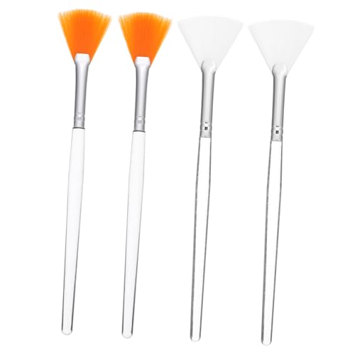 IMIKEYA 4Stücke Gesichtsmaske Bürsten Flexible Fächerpinsel für Hautpflege Make Up für Peelings Seren Wiederverwendbar Professionell Einfach zu Reinigen IMIKEYA 4Stücke Gesichtsmaske Bürsten Flexible Fächerpinsel für Hautpflege Make Up für Peelings Seren Wiederverwendbar Professionell Einfach zu Reinigen von IMIKEYA