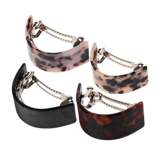 IMIKEYA 4stücke Haarnadeln Für Damen Haarspangen Halbkreis-clips Pferdeschwanzhalter Haar-accessoires Leicht Und Angenehm Zu Tragen von IMIKEYA