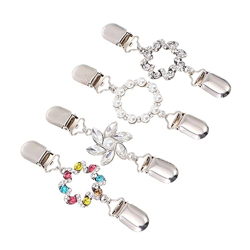 IMIKEYA 4Stücke Teiliges Retro Brosche Clips Legierung Kreative Pullover Clips für Damen Schmuck für Schals und Cardigans Stilvolle und Praktische Accessoires von IMIKEYA