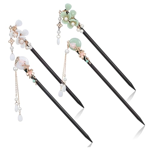 IMIKEYA 4stücke Chinesische Haarstäbe Aus Holz Traditionelle Haarnadeln Für Frauen Haarstäbchen Vintage Stil von IMIKEYA