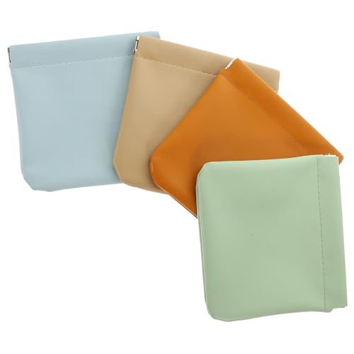 IMIKEYA 4stücke Kleine Kosmetiktasche Für Lippenstifthülsen Tragbar Und Kompakt Ohne Reißverschluss Für Damen Und Mädchen Geeignet Für Täglichen Gebrauch Und Unterwegs von IMIKEYA