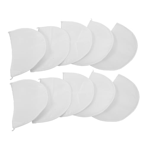 IMIKEYA 5paare Weiße Schulterpolster Aus Abnehmbare Und Wiederverwendbare Polster Für Damenkleider Und Anzüge Unsichtbare Verstärkung Für Hohe Schräge Und Niedrige Schultern von IMIKEYA