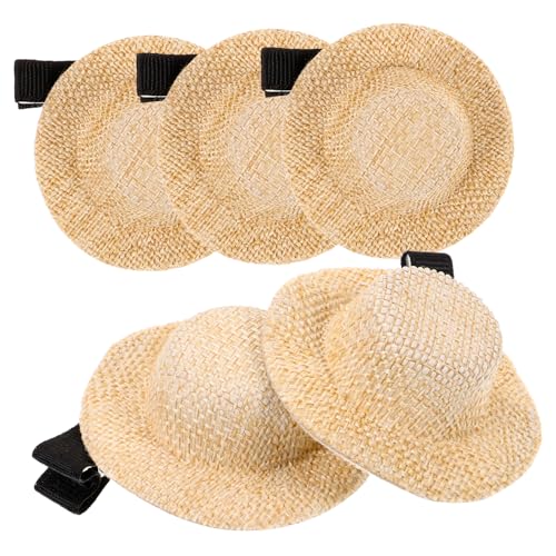 IMIKEYA 5 Stck Miniatur Hut Haarspangen für Mädchen Dekorative Haarklammern für Geburtstagsfeiern Weihnachten und Besondere Anlässe Niedliche Haaraccessoires von IMIKEYA