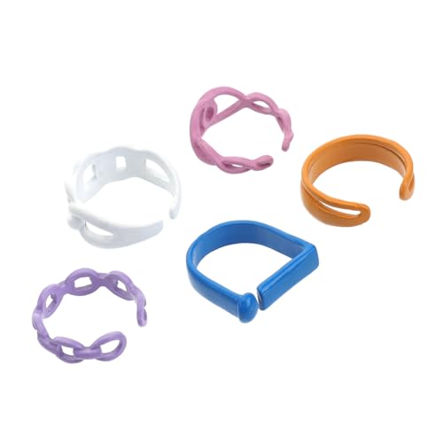 IMIKEYA 5 Stück Teiliges Geometrischer Offener Ringe für Damen Unregelmäßige Designs und Vielseitig für Festivals Hochzeiten und Reisen Perfektes für Frauen IMIKEYA 5 Stück Teiliges Geometrischer Offener Ringe für Damen Unregelmäßige Designs und Vielseitig für Festivals Hochzeiten und Reisen Perfektes für Frauen von IMIKEYA