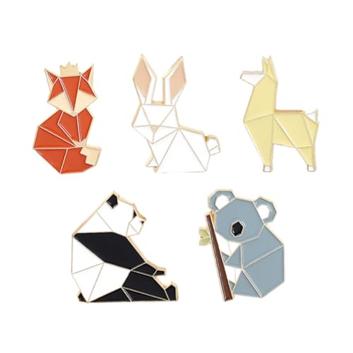IMIKEYA 5 Stück Tierische Broschen Teiliges Niedliches Animal Pattern Badges für Kleidung Anstecknadeln als Modisches Accessoire für Partys und Besondere Anlässe von IMIKEYA