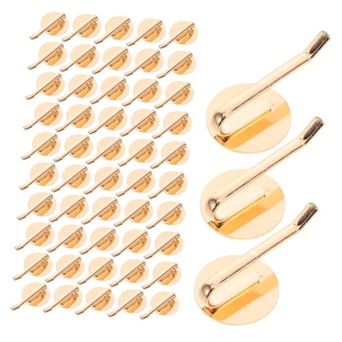IMIKEYA 50 Stück Mini-knopf-haarnadeln: Glatte Haargabeln Aus Eisen, Dutt- Und Pferdeschwanzhalter – Diy-accessoires – Haarschmuck Im Chinesischen Stil Für Formelle Und Anlässe von IMIKEYA