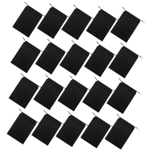 IMIKEYA 50 Stück Stoff Zugbeutel Große Aufbewahrungstaschen für Schuhe und Kleinteile Robuste Tragbare und Leichte Stauraumlösung aus Vliesstoff von IMIKEYA