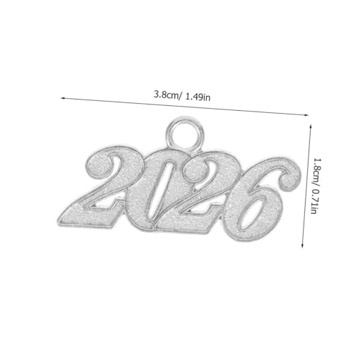 IMIKEYA 50 Stück Teiliges Graduation Cap Tassel Charms Langlebige Anhänger für Schmuckherstellung Abschlussjahr Dekorationen DIY Halsketten Armbänder Ohrringe Zubehör von IMIKEYA