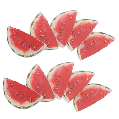 IMIKEYA 50stücke Wassermelonen-brosche Aus Kunststoff Obst-accessoires Süße Anstecker in Form Von Wassermelonen Als Rucksack-anstecker Sommer-strand-anstecker Cartoon-anstecker Für von IMIKEYA