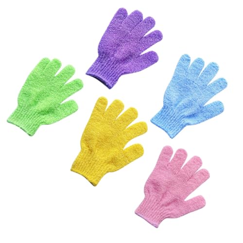 IMIKEYA 5Paare Peelinghandschuhe für Sauna Finger Badehandschuhe zum Körperpeeling für Männer für Sanfte und Massage mit Duschgel IMIKEYA 5Paare Peelinghandschuhe für Sauna Finger Badehandschuhe zum Körperpeeling für Männer für Sanfte und Massage mit Duschgel von IMIKEYA