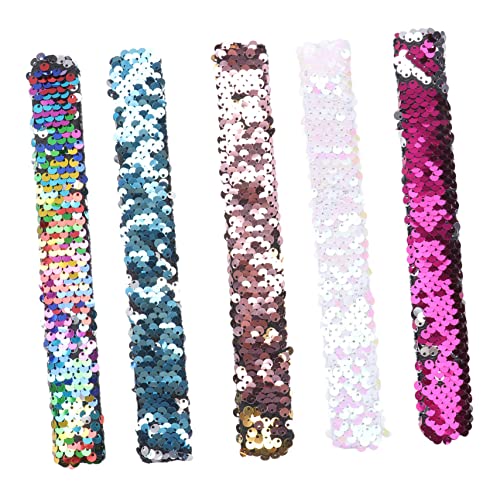 IMIKEYA 5Stücke Slap Armbänder mit Pailletten Meerjungfrau Design Lustiges Modisches Accessoire für Geburtstagsfeiern und IMIKEYA 5Stücke Slap Armbänder mit Pailletten Meerjungfrau Design Lustiges Modisches Accessoire für Geburtstagsfeiern und von IMIKEYA