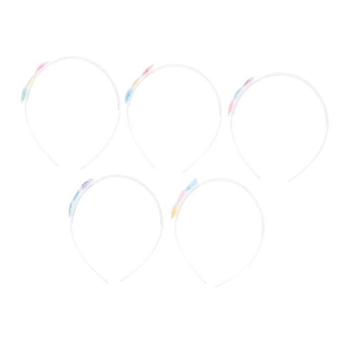 IMIKEYA 5stücke Herzförmiges Stirnband Für Junge Mädchen Cartoon Haarband Aus Harz Und Glänzend Für Partys Tänze Und Täglichen Gebrauch von IMIKEYA