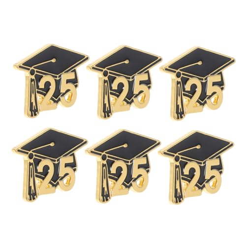 IMIKEYA 6 Stück Niedliche Abschluss Kappen Broschen für Damen Graduierungsaccessoires und Partybedarf Abschlussfeiern und Fotos Stilvolle Abzeichen für Besonderen Tag von IMIKEYA