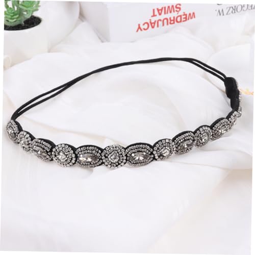 IMIKEYA 6 Stück Teiliges Haarschmuck mit Elastischem Haarband und Funkelnden Strasssteinen Handgefertigtes Stirnband für Damen und Mädchen Eleganter Party Haarreif Vielseitig und von IMIKEYA