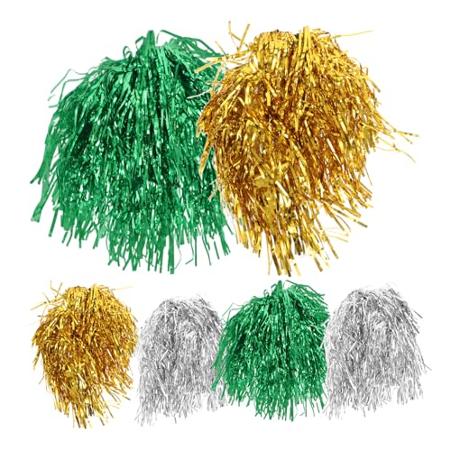 IMIKEYA 6 Stück Teiliges Tinsel Perücken Metallic Farben Gold Silber Grün Cosplay Party Haarschmuck für Erwachsene Leichte Langlebige Foto Requisiten für Halloween Kostümveranstaltungen von IMIKEYA