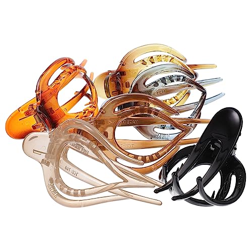 IMIKEYA 6Stücke Flache Haarspangen für Damen Matte Haarklammern für Feines und Dickes Haar Designs Farben Langlebige Haar Accessoires von IMIKEYA