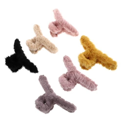 IMIKEYA 6Stücke Haarklammern für Damen Langlebig Haarspangen Modischer Kopfschmuck Rutschfeste Große Haarkrallen für Reisen und Freizeit von IMIKEYA