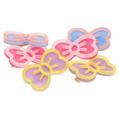 IMIKEYA 6stücke Schleifenclips Haarspangen Mädchenhaarspangen Haarschleifen Bogen Clips Haar Zubehör Für Frisuren Accessoires Leicht Tragbar Und Angenehm Zu Tragen von IMIKEYA