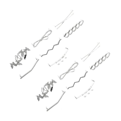 IMIKEYA 7 Paare Metall Schnürsenkel Verschluss mit Perlen und Strass Anti locker Clip Schuh Zubehör Kreative Schnürsenkel Schmuck für Damen Geschenkidee für Partys und Alltag von IMIKEYA