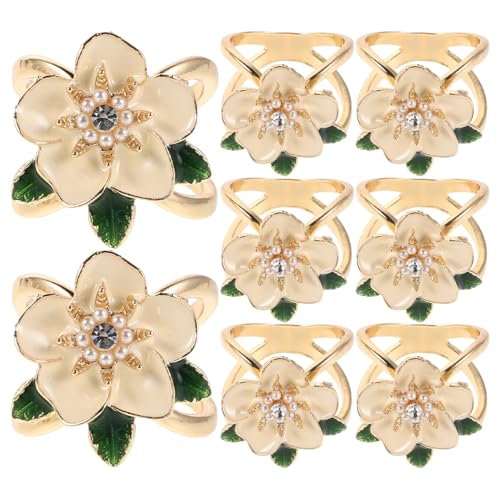 IMIKEYA 8 Stück Antirutsch Design mit Gartenien Vielseitige Modeaccessoires für Partys Arbeit Alltag von IMIKEYA