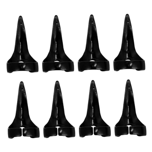 IMIKEYA 8 Stück Teiliges Halloween Fingerschmuck Schwarze Offene Alloy Punk Ringe Festival Party Dekoration Langlebig und Stylisch für Cosplay und Kostümierung von IMIKEYA