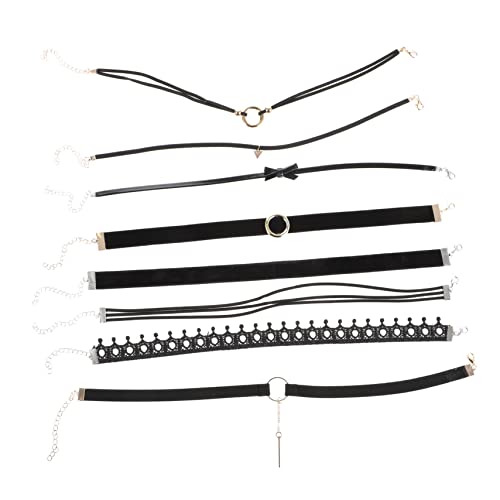 IMIKEYA 8 Stück Teiliges Verstellbares Choker Einfaches Vielseitiges als Modisches Halsaccessoire für und Mädchen Langlebiger Modeschmuck für Alltag und Festlichkeiten von IMIKEYA