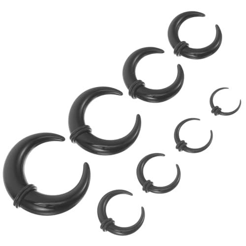 IMIKEYA 8Stücke Körper Piercing Schmuck U Förmige Ohrmuscheln Hochwertigem für Dehnungspiercings Hautfreundlich und Langlebig von IMIKEYA