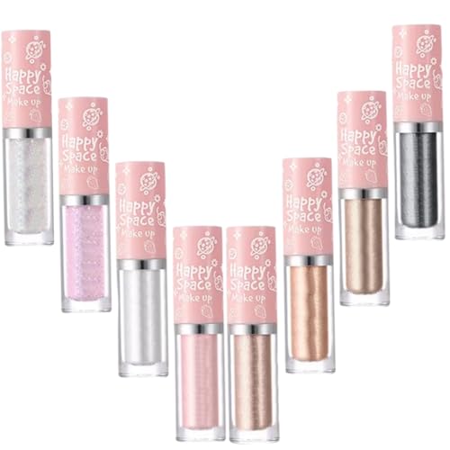 IMIKEYA 8stücke Flüssiger Lidschatten Mit Glitzer-optik Für Augen Make-up Leicht Tragbar Sicher Und Hautfreundlich Für Frauen Und Mädchen von IMIKEYA