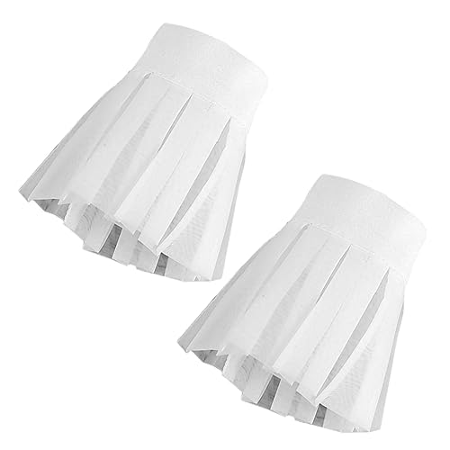 IMIKEYA Abnehmbare Spitzen Wickelärmel Manschetten für Damen Atmungsaktives Chiffon Material Vielseitig Kombinierbar mit Kleidern und Blusen für Hochzeiten Partys und Festliche Anlässe von IMIKEYA