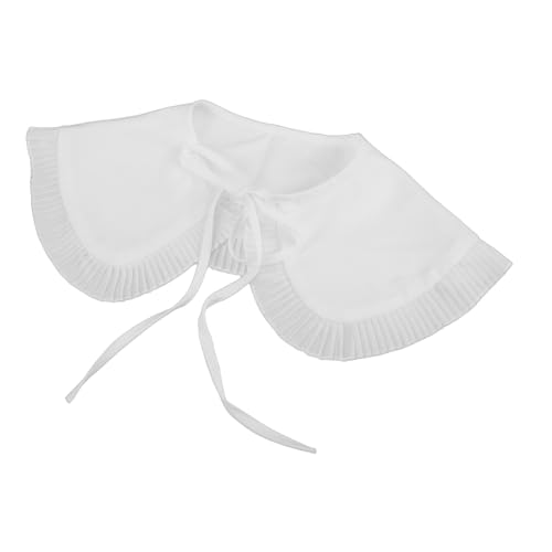 IMIKEYA Abnehmbarer Damen Fake Collar Polyester Vielseitiger Krageneinsatz und Stilvolle Schultertuch Alternative Eleganter Schmuck für Casual und Formelle Outfits Komfortabel und von IMIKEYA