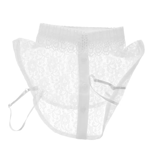 IMIKEYA Abnehmbarer Damen Fake Collar aus Spitze Dekorativer Blusenkragen für Pullover Leichter Langlebiger Halbeinsatz Modischer Schmuckkragen für Vielseitiges Styling von IMIKEYA