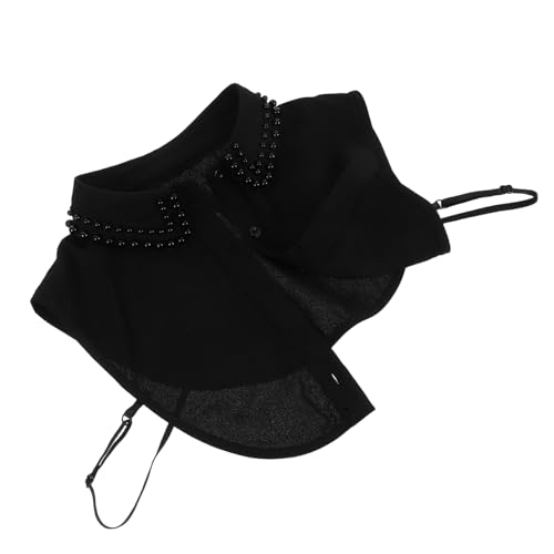 IMIKEYA Abnehmbarer Damen Fake Kragen mit Imitationsperlen Leichter Dekorativer Blusen Krageneinsatz Elegantes Schmuck Accessoire für Casual und Formelle Outfits von IMIKEYA