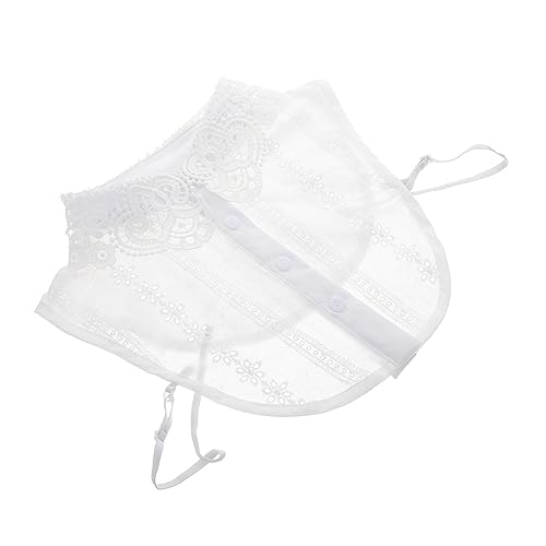 IMIKEYA Abnehmbarer Weißer Damen Spitzenkragen Baumwolle Weicher Langlebiger Fake Shirt Collar Vielseitig Einsetzbar Modisches Accessoire für Blusen und Oberteile IMIKEYA Abnehmbarer Weißer Damen Spitzenkragen Baumwolle Weicher Langlebiger Fake Shirt Collar Vielseitig Einsetzbar Modisches Accessoire für Blusen und Oberteile von IMIKEYA