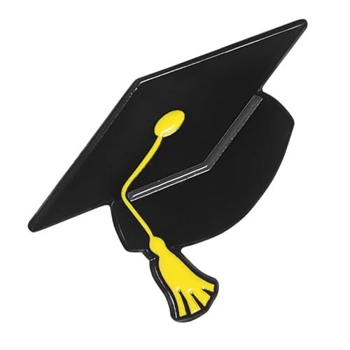 IMIKEYA Abschluss Brosche Form Eines Doktorhuts Metall Anstecknadel für Abschlussfeiern Dekoration für Graduation Partys und Feierliche Zeremonien Leicht und Tragbar Einzigartiges Symbol von IMIKEYA