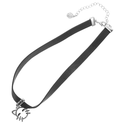 IMIKEYA Schwarze Kunstleder-halskette Für Statement-punk-schmuck Verstellbares Mit Kreativem Design Für Partys Und Alltag IMIKEYA Schwarze Kunstleder-halskette Für Statement-punk-schmuck Verstellbares Mit Kreativem Design Für Partys Und Alltag von IMIKEYA